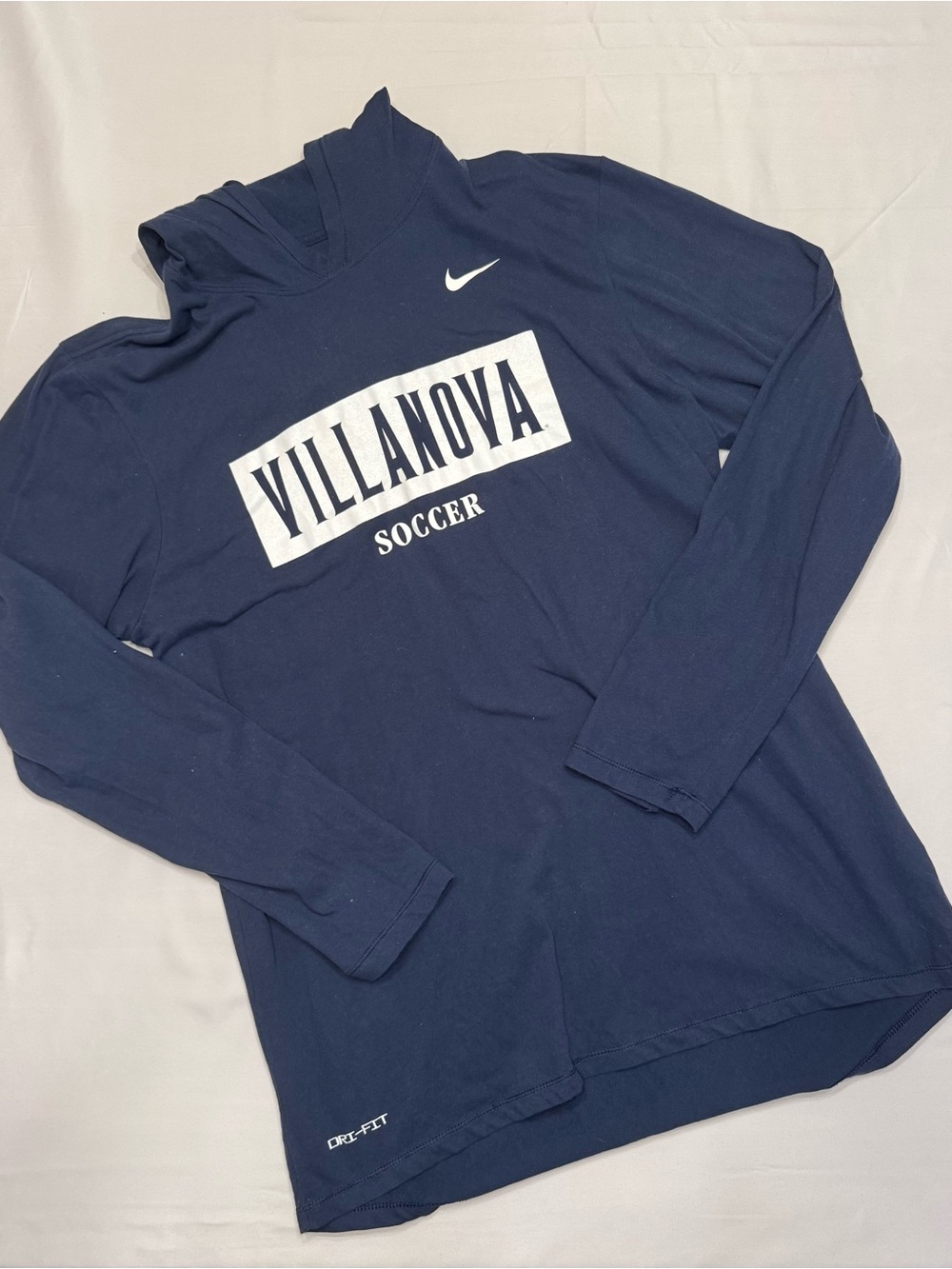 Nike Navy Villanova Soccer Long-Sleeve Hoodie